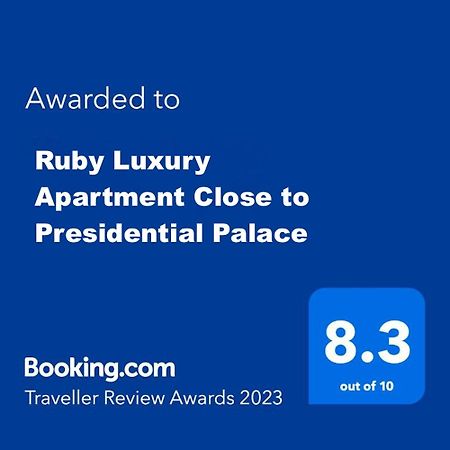 Ruby Luxury Apartment Close To Presidential Palace Bukares Bagian luar foto